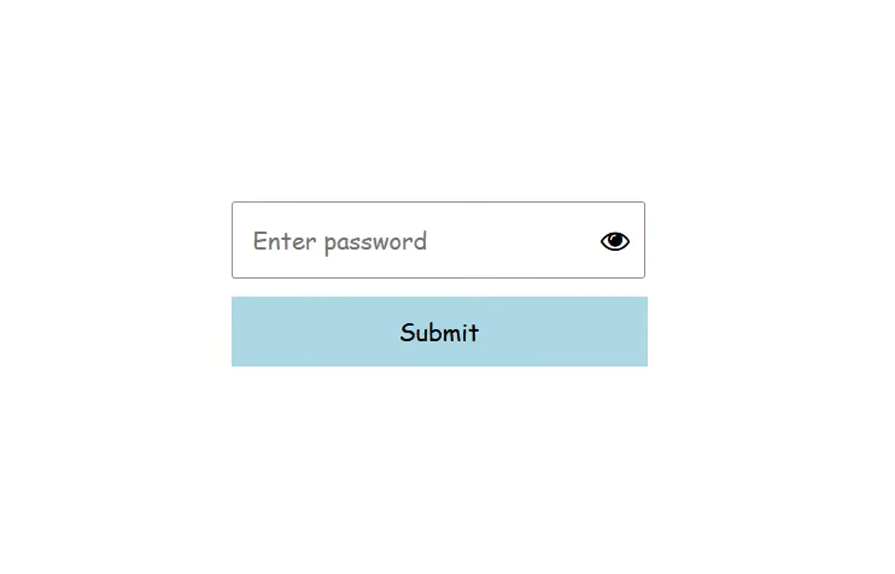 Password Entry Field Demo From Previous Image Now Shown With Eye Symbol Switching To Be Left Aligned When Text Switches To Right To Left Language To Demonstrate Improved Effect Of Directionally Aware Styling