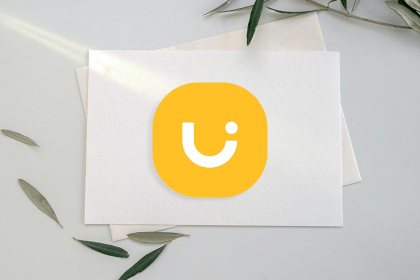 Uizard Logo on Paper Stack