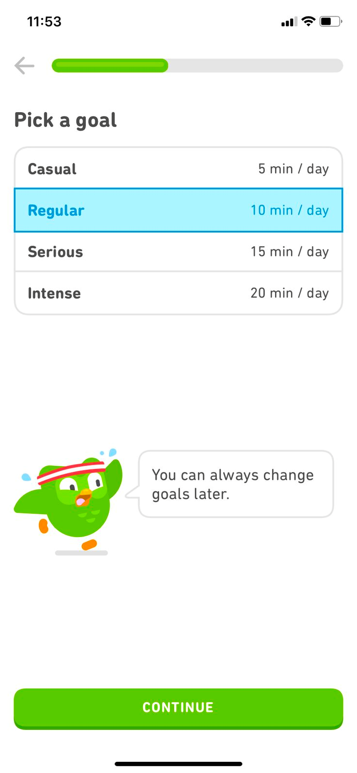 Visual Highlight in Duolingo