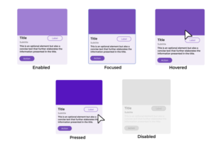 Card interface design: Tutorial, examples, and best practices ...