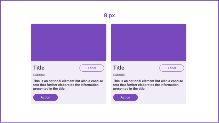 Card interface design: Tutorial, examples, and best practices ...