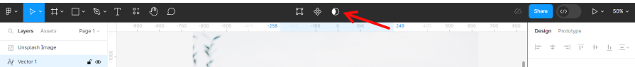Mask Icon in Toolbar