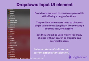 40 essential UI elements every UX designer should know - LogRocket Blog