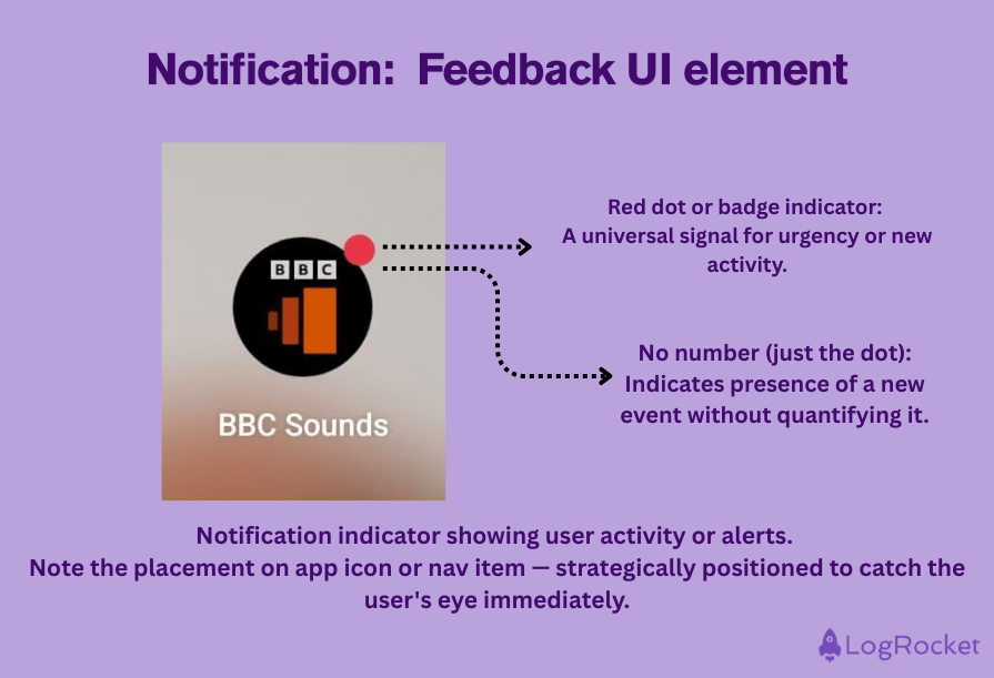 Notification Feedback UI Element