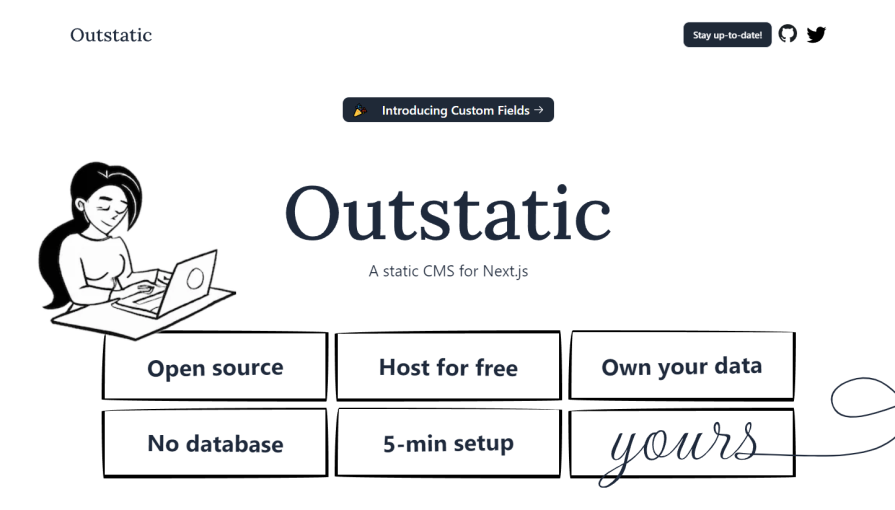 Outstatic Cms Homepage