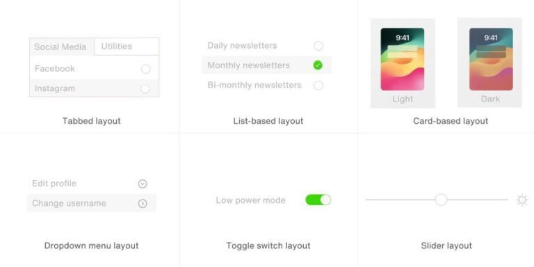 Setting the stage: Designing settings screen UI - LogRocket Blog