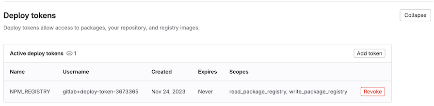 A Deploy Token Is Required To Push Into GitLab’s Package Registry