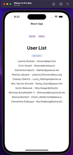 IOS User List
