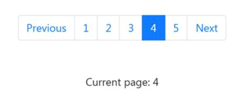 Pagination Example on Page 4