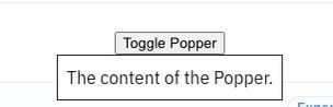 Toggle Popper Wireframe