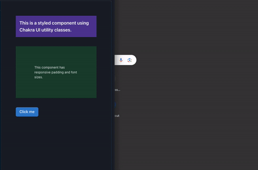 Demo Of Chakra Ui's Utility First Styling Approach Including Responsive Breakpoints And Specifying Pseudo Classes On A Button Element To Set Different Hover And Active States