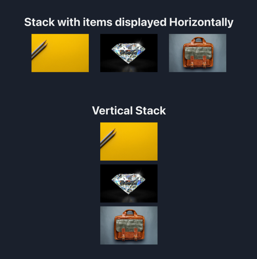 Demo Of Stacking Components Horizontally And Vertically With Chakra Ui