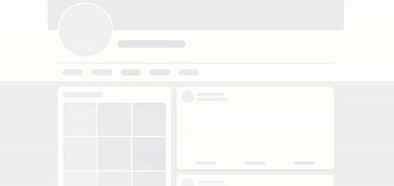 Facebook Skeleton Loading Screen