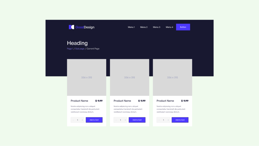 Product Listing Template