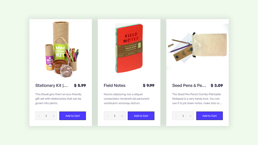 Product Listing