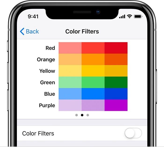 Apple Color Filters
