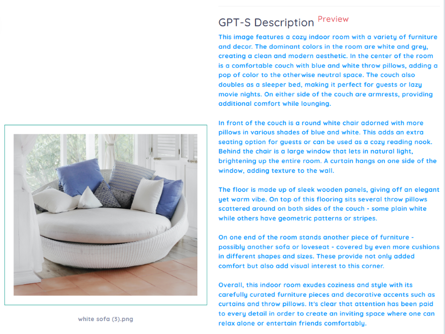 Detailed GPT-S Product Description