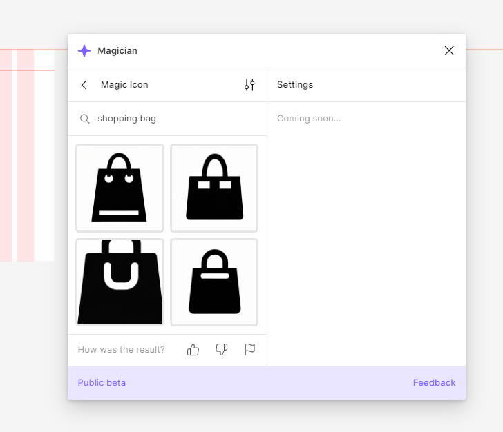 Magician Icons for Shopping Bag