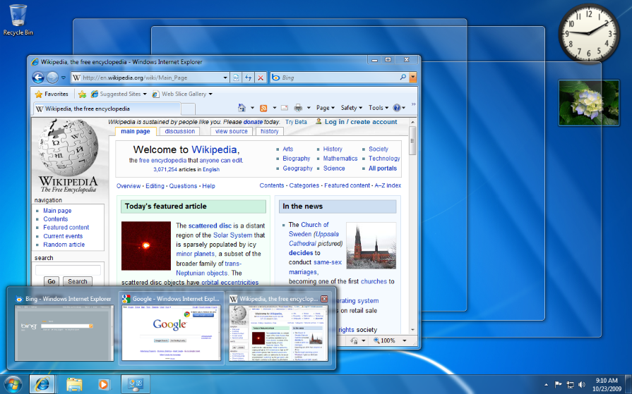 Windows Vista with Translucent Windows