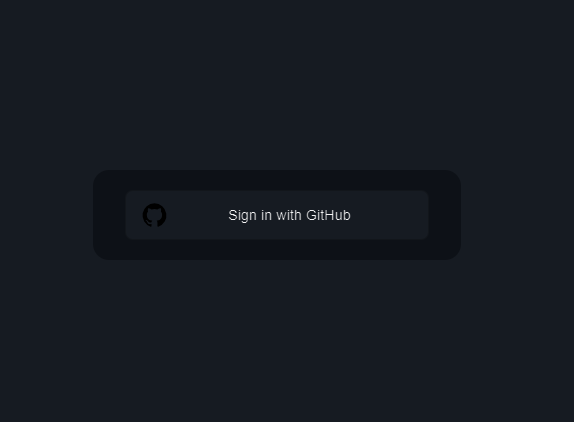 Auth.js Login Screen With Sign In With GitHub Button