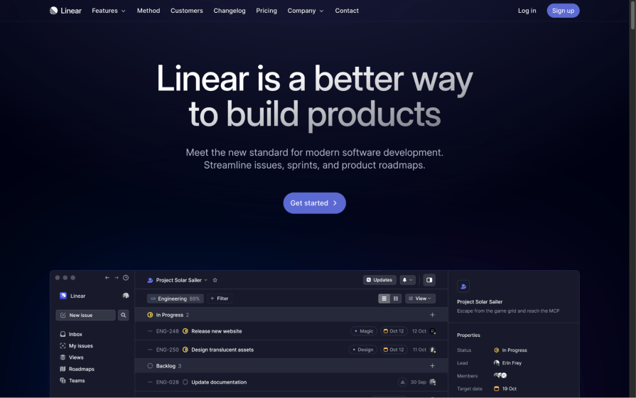 Linear design: The SaaS design trend that's boring and bettering UI ...