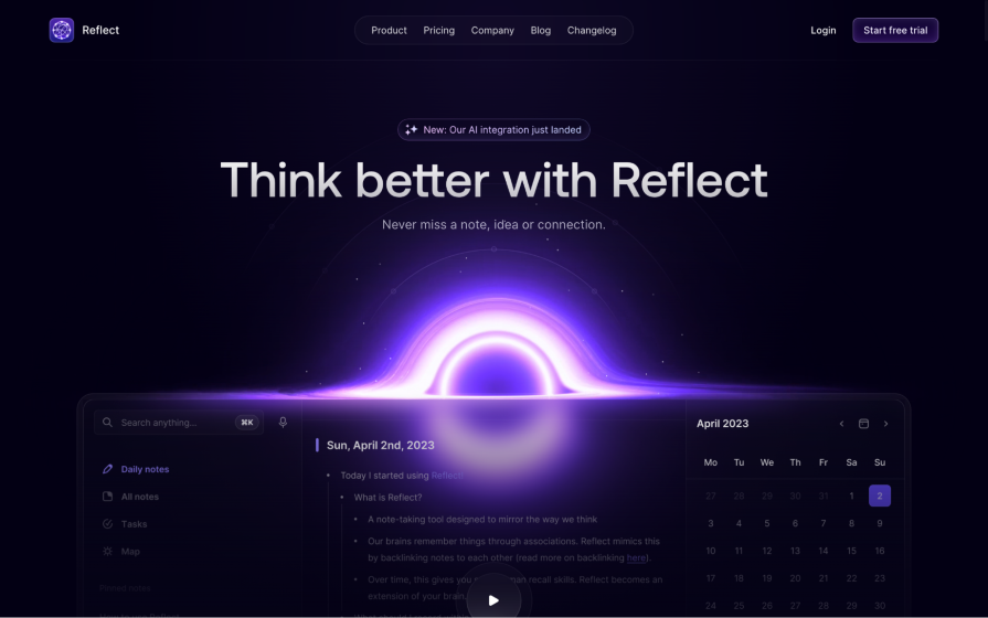 Reflect Web Page