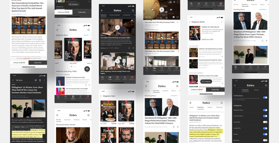 Forbes App Redesign