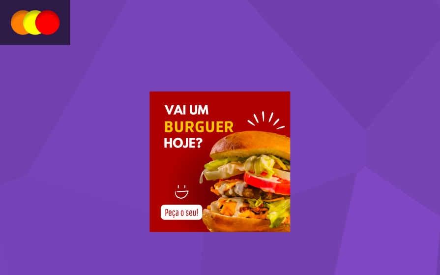 Red Burger Ad