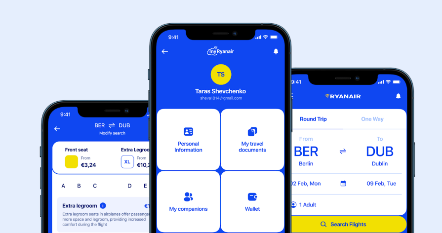 Ryanair App Redesign