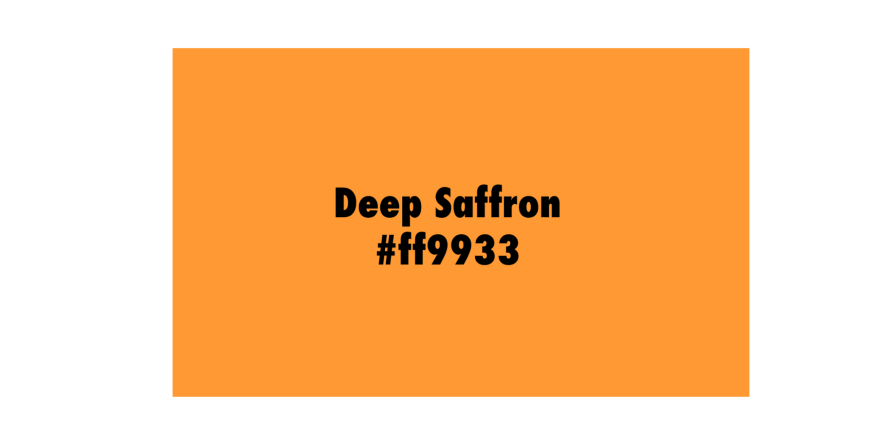 Deep Saffron Color
