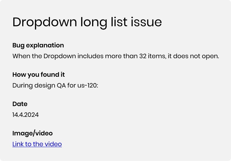 Dropdown Long List Issue