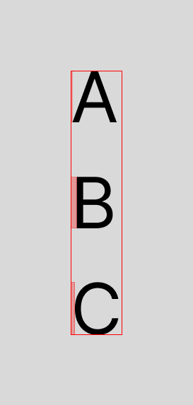 Letters Not Aligned Vertically