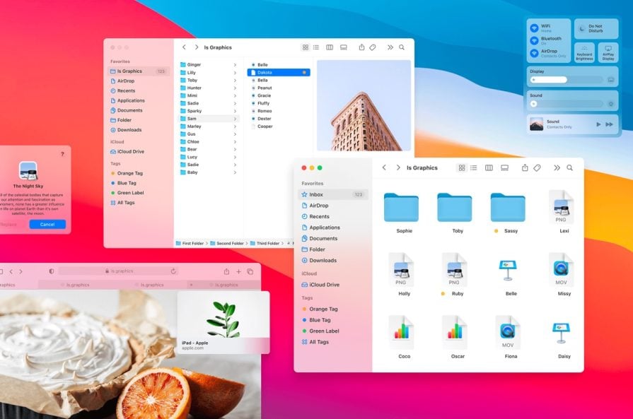 Mac Flat Design Example