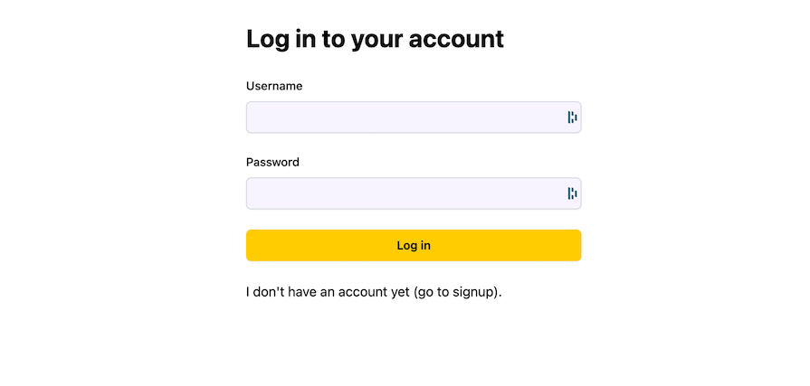Redirected To Login