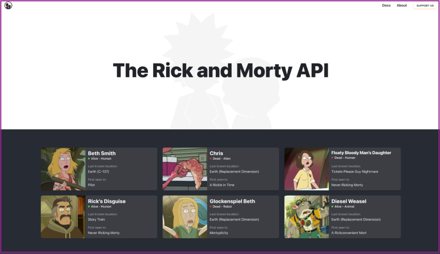 Rick and Morty API