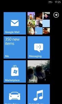 Windows Phone 7 UI Screenshot