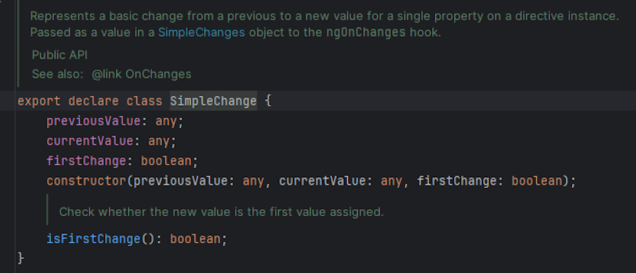 Example Showing Lack Of Types In Angular Project For Previousvalue And Currentvalue Variables