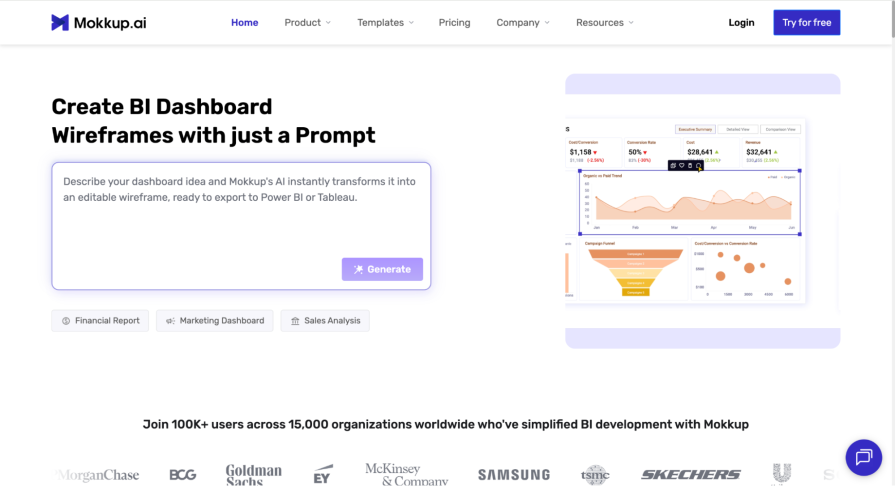 Mokkup Niche Wireframing Generator Tool