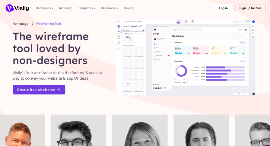 Visily Free Wireframe Tool