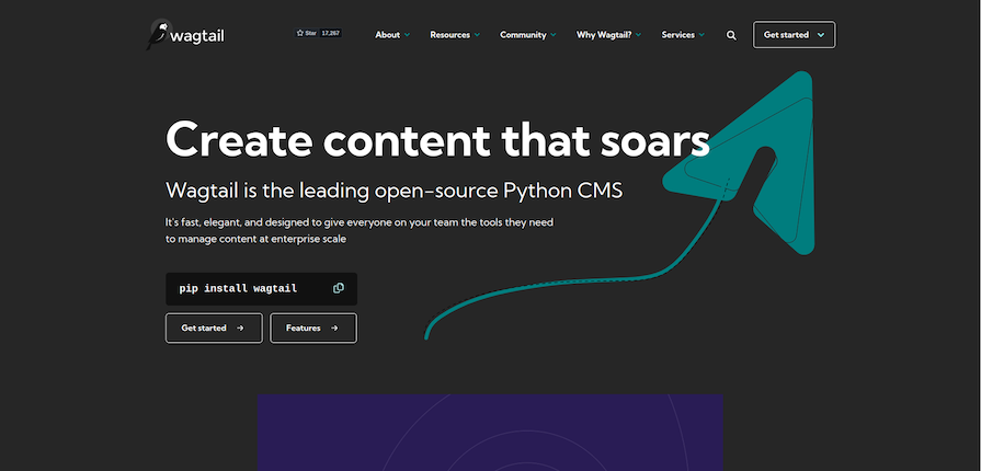 Wagtail Cms Homepage