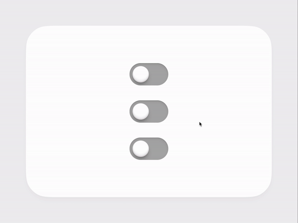Animated toggle buttons