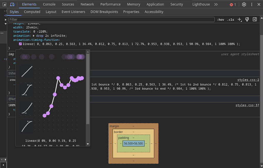 The Easing Editor In The Chrome Dev Tools