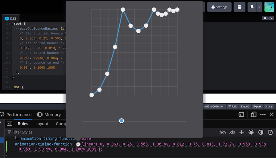 Screenshot Of The Easing Editor In The Firefox Dev Tools 