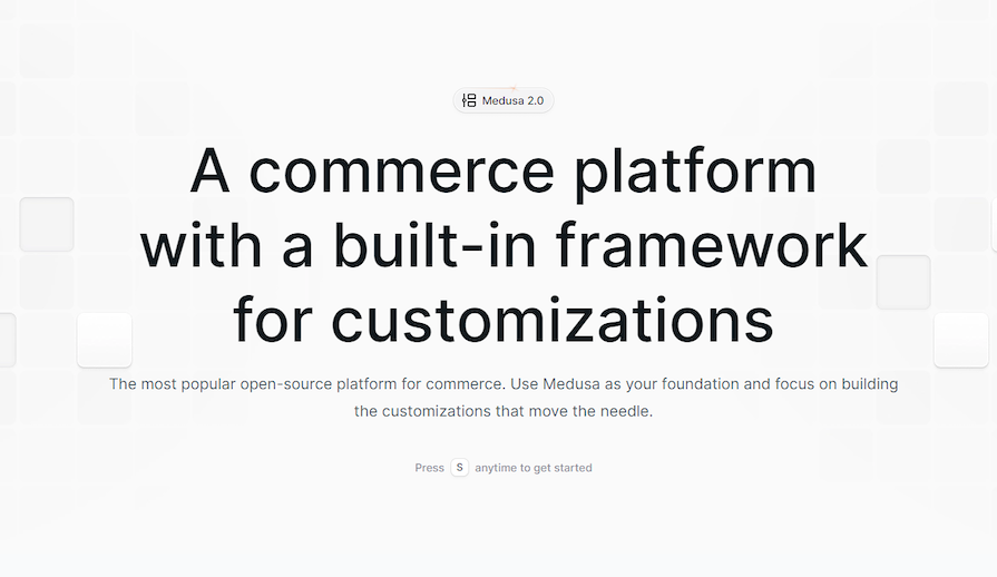 Medusa Headless Commerce Platform