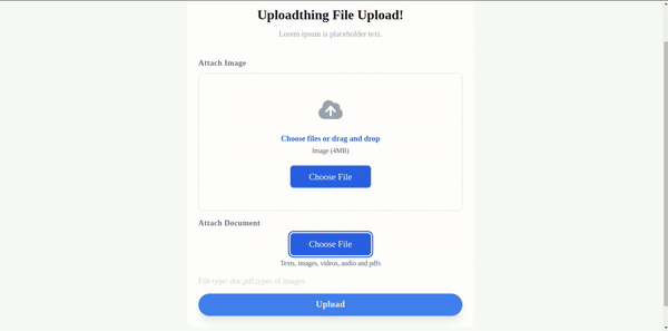 UploadThing Giving You The Option To Edit Uploaded Documents