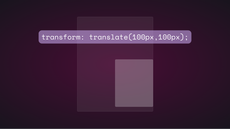 One smaller vertical rectangle inside and on the right of a larger rectangle.