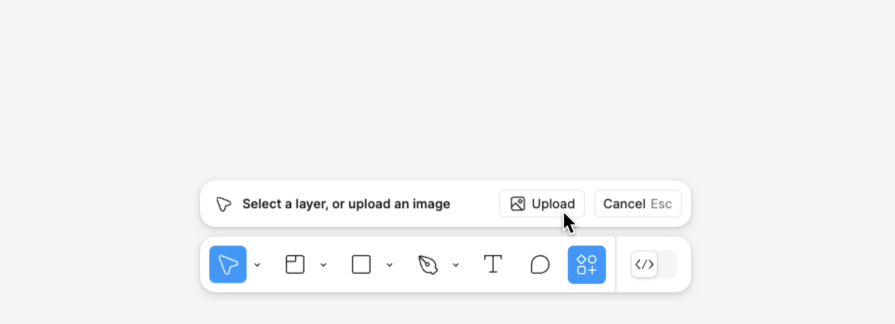 Figma Search with image or selection tool