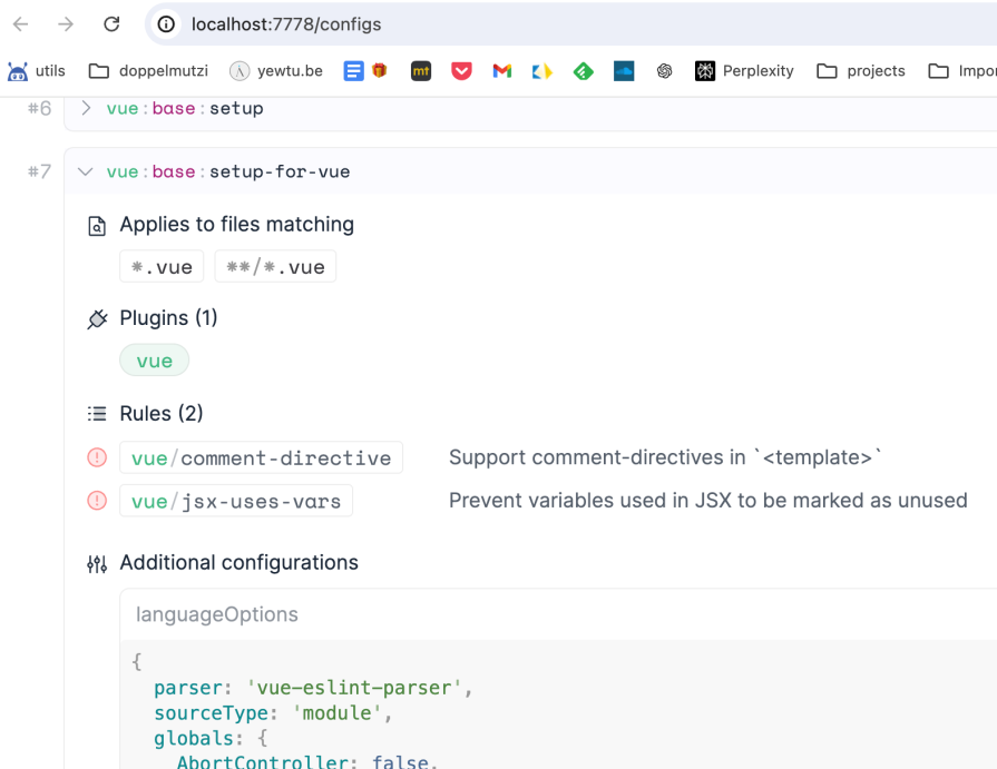 Integrating A Vue Specific Parser Using Vue Base Setup