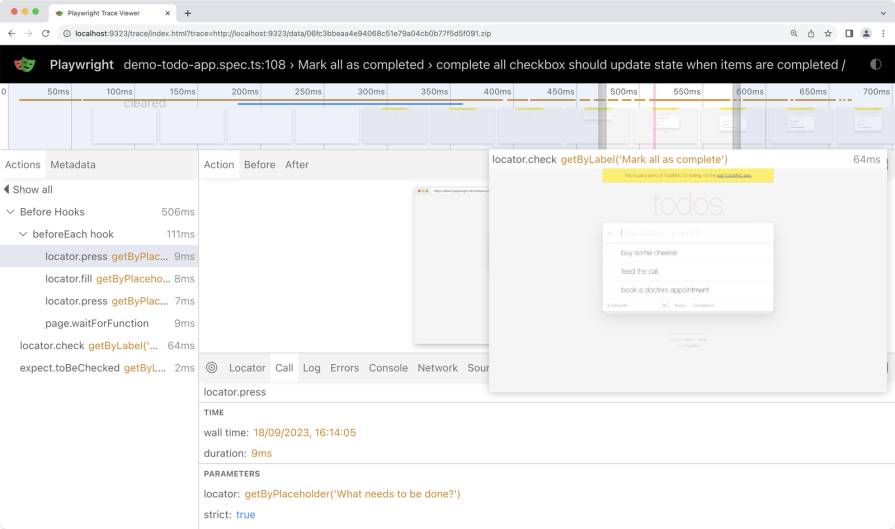 Trace Viewer Tool Demo