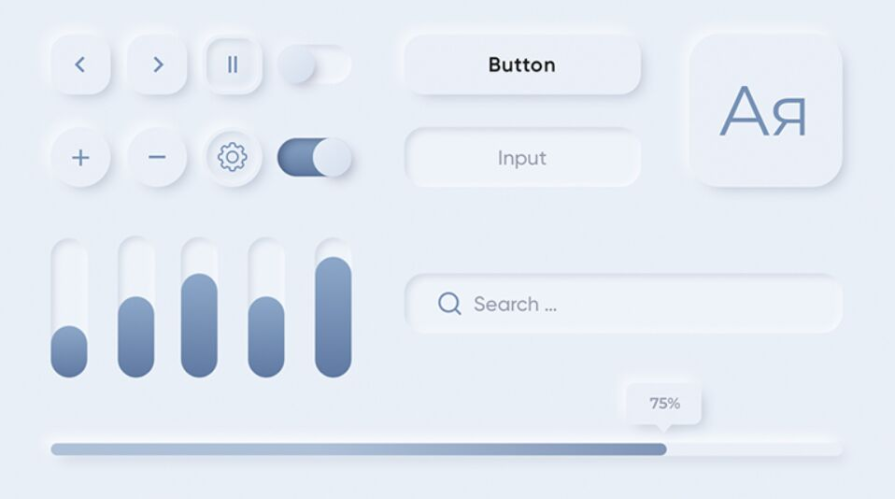 Use Of Shadows, Highlights, And Rounded Corners